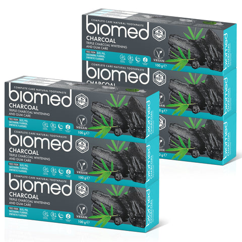 Biomed Charcoal Toothpaste - Pack of 6