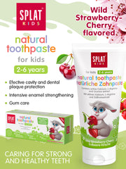 SPLAT KIDS Wild Strawberry-Cherry Flavoured Toothpaste for Kids 2-6